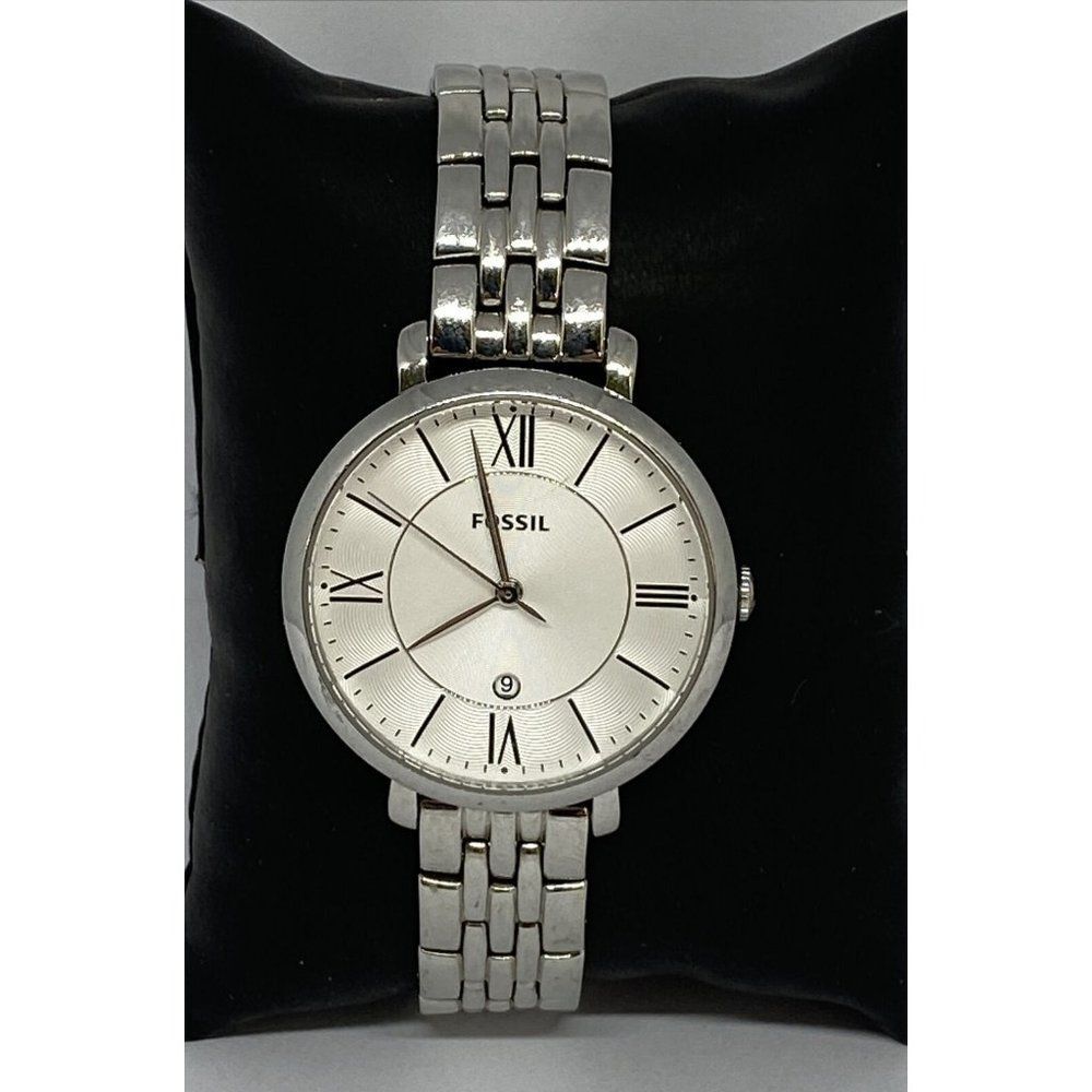 Fossil ES3433 Women Stainless Steel Analog Silver